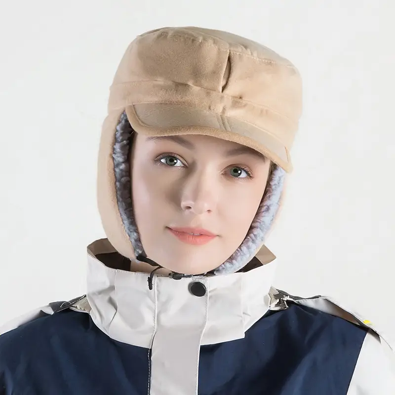 Men's Windproof Wool Hat Winter Warm Duck Tongue - Image 3