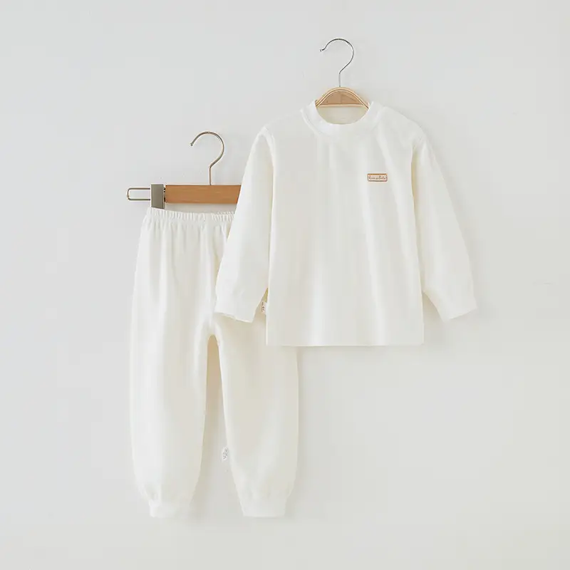 Children Pure Cotton Shvelvet Suit Light Blue Autumn Winter - Image 19