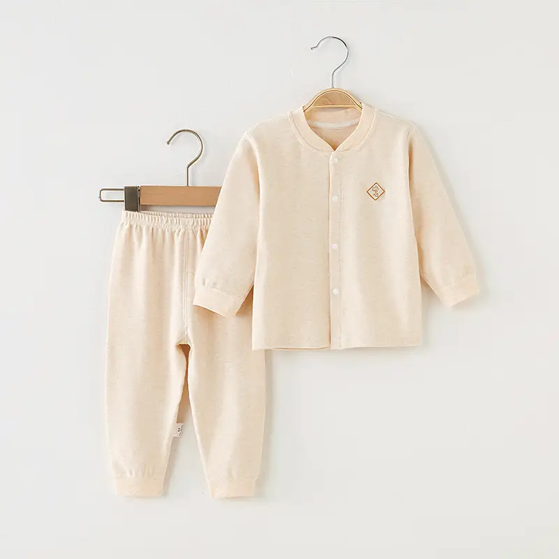 Children Pure Cotton Shvelvet Suit Light Blue Autumn Winter - Image 3