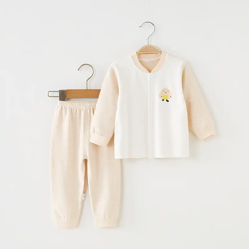 Children Pure Cotton Shvelvet Suit Light Blue Autumn Winter - Image 7