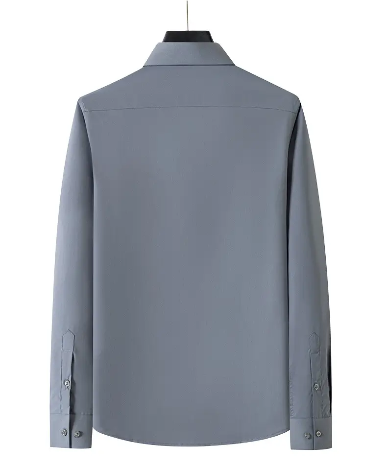 Big Red Bamboo Fiber Slim Fit Long Sleeve Shirt for Men — feature 21