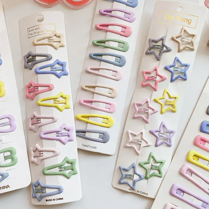 Korean Style Hair Clips Cream Colored Kids Bangs Stray Accessories - Image 6