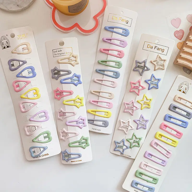 Korean Style Hair Clips Cream Colored Kids Bangs Stray Accessories - Image 8