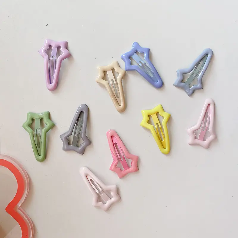 Korean Style Hair Clips Cream Colored Kids Bangs Stray Accessories - Image 9