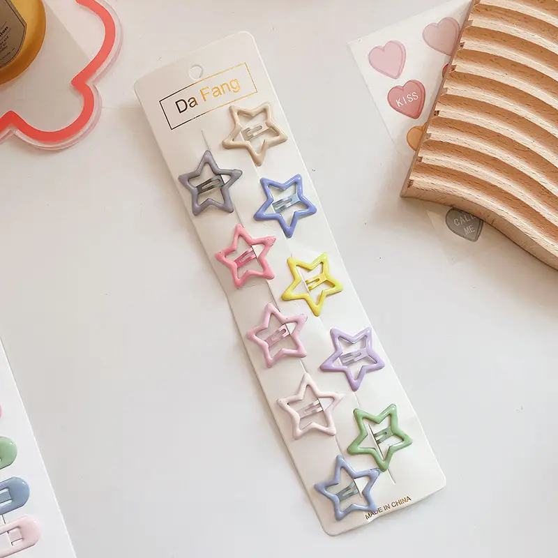 Korean Style Hair Clips Cream Colored Kids Bangs Stray Accessories - Image 4