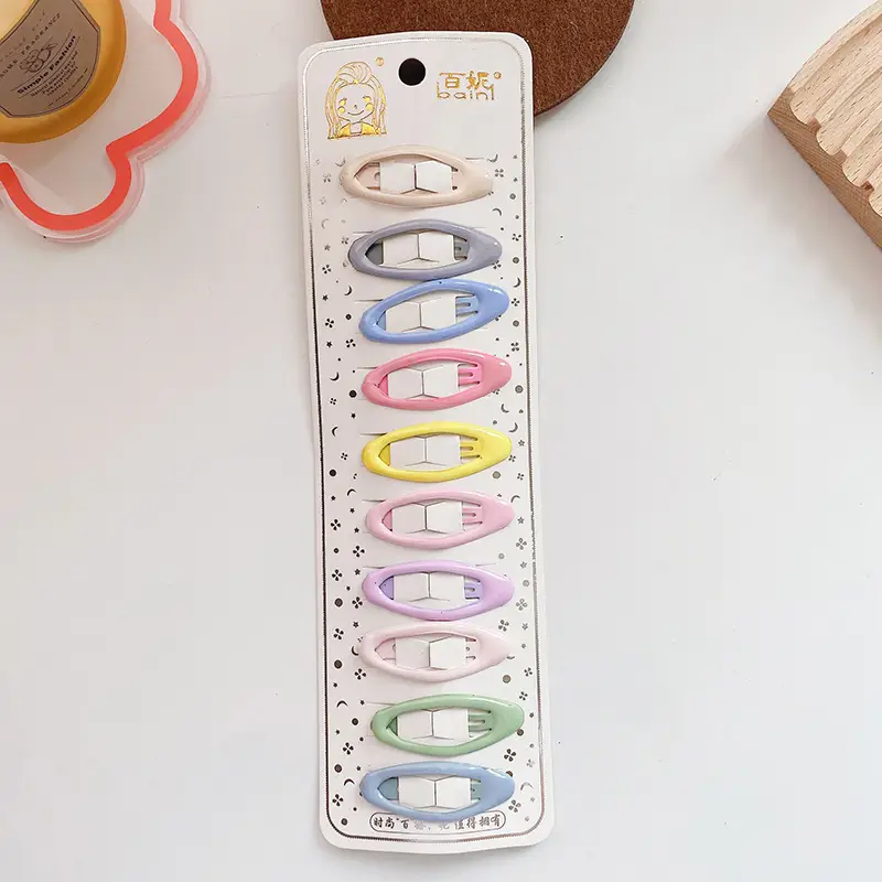 Korean Style Hair Clips Cream Colored Kids Bangs Stray Accessories - Image 5