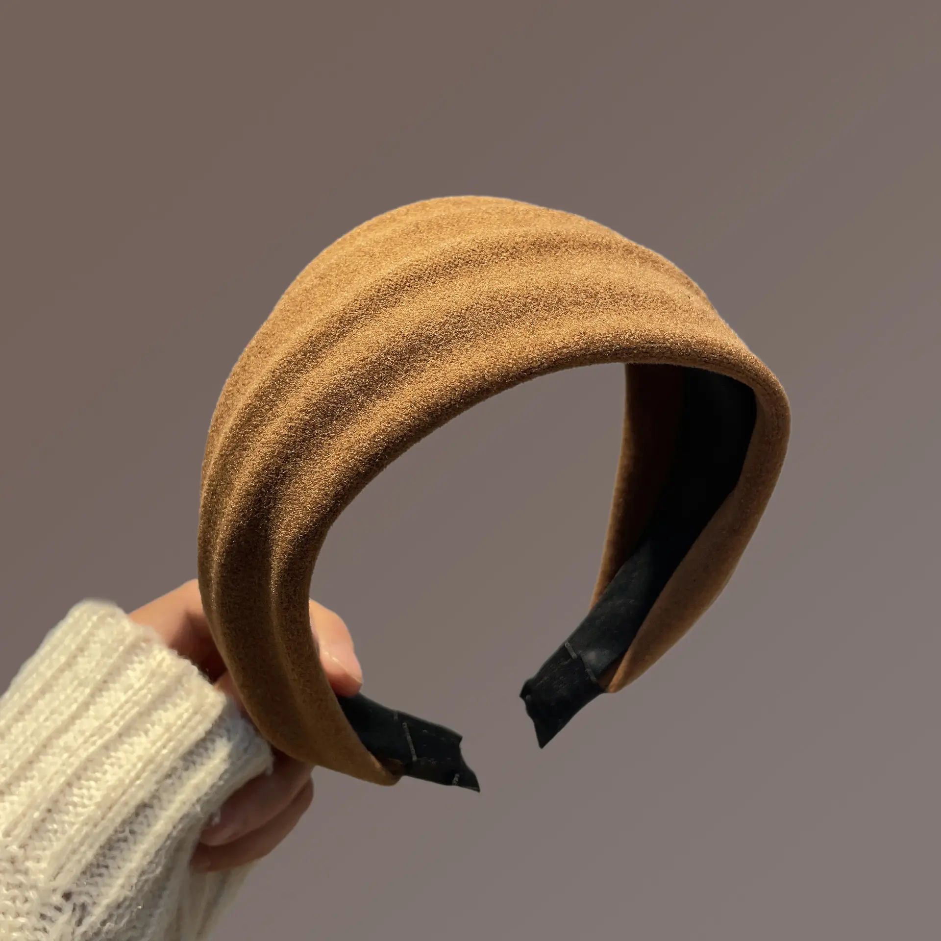 Knitted Hairpin with Ultra-Wide Bristle for Women