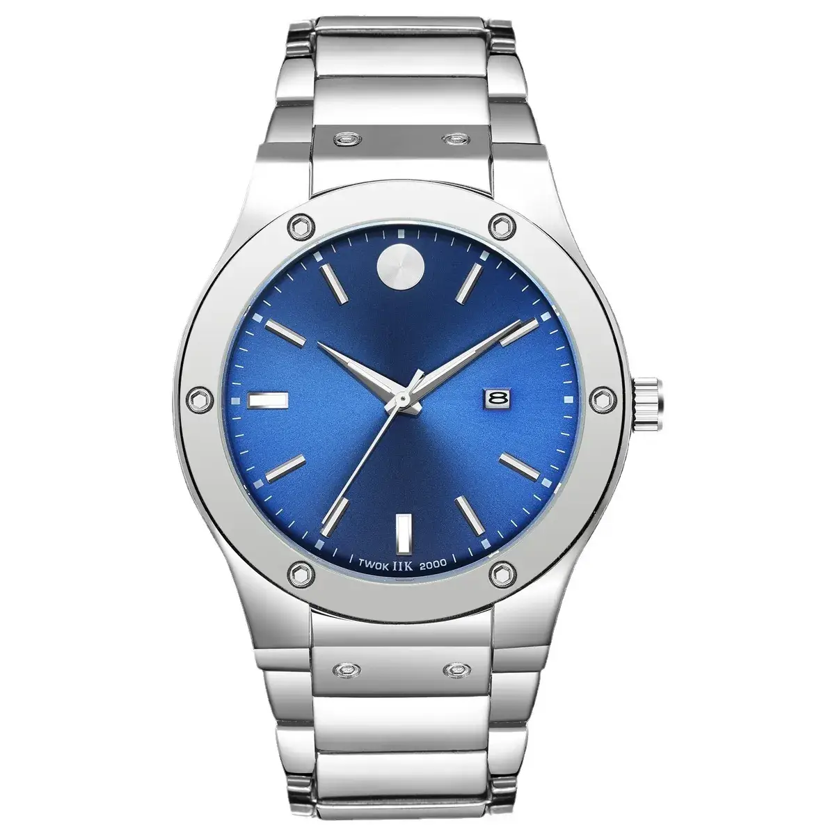 2022 Men's Black Quartz Watch Waterproof Fashion Business Calendar - Image 11