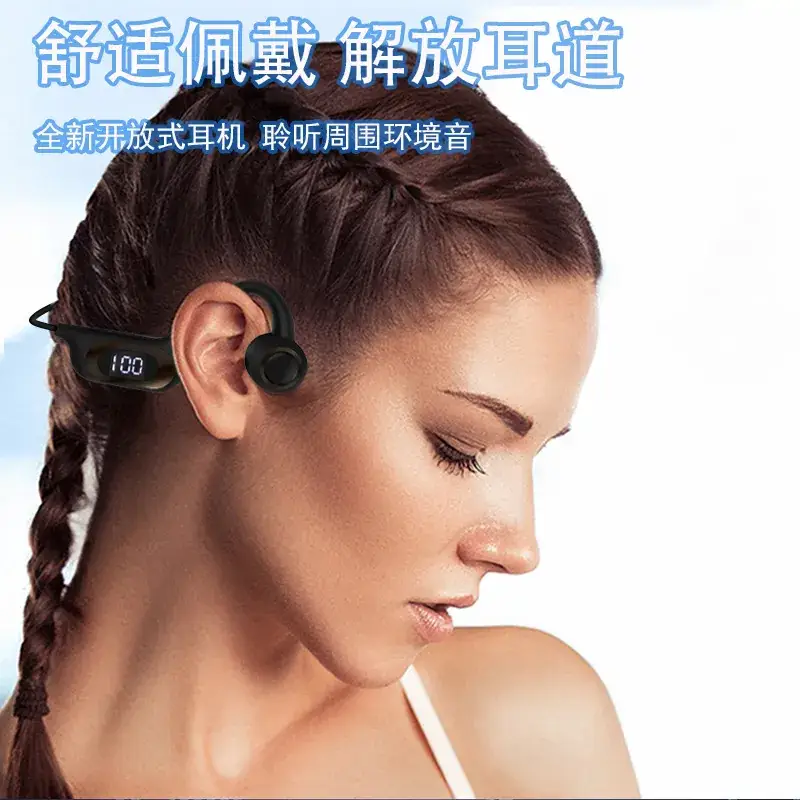Bluetooth Air Conduction Headset 30h Wearable - Image 6