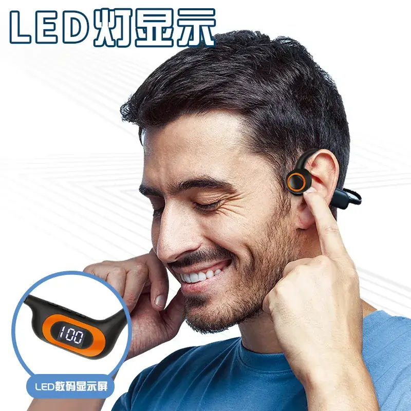 Bluetooth Air Conduction Headset 30h Wearable - Image 7