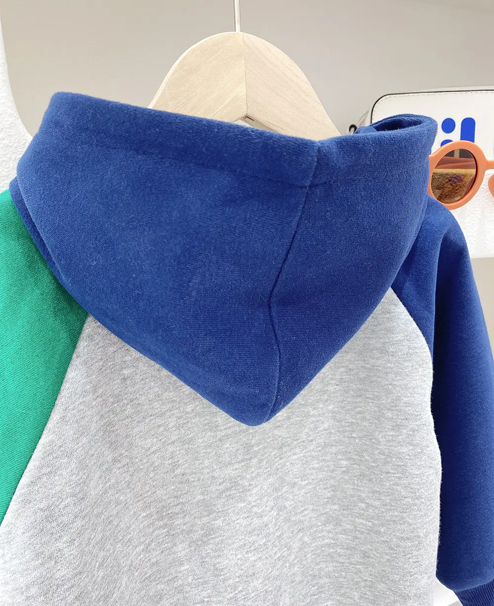 Children's Polo Vear Hoodie Set Green Blue Cartoon Hooded Sweatshirt — feature 10