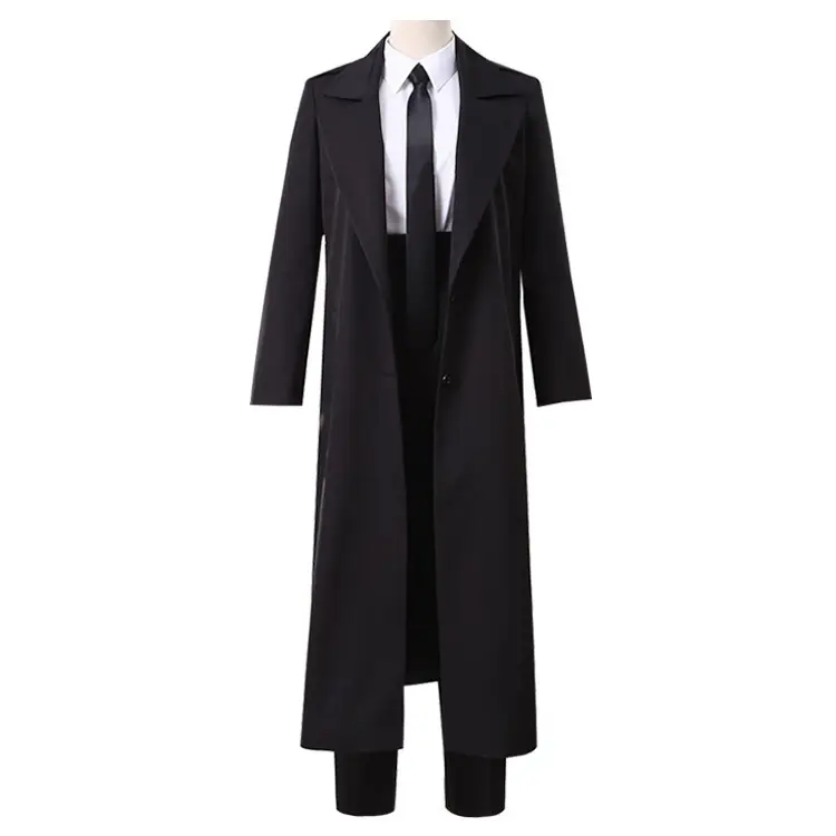 Chainsaw Man Magma Long Trench Coat Devil Hunter Pava Cosplay Suit - Image 5