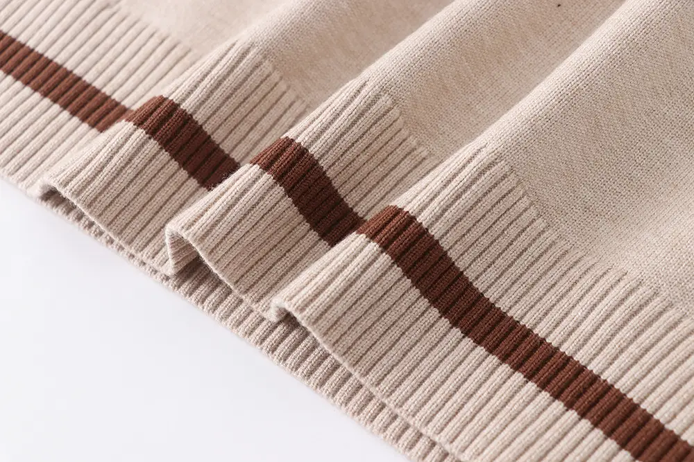 Japanese JK uniform genuine pullover V-neck sweater — feature 8