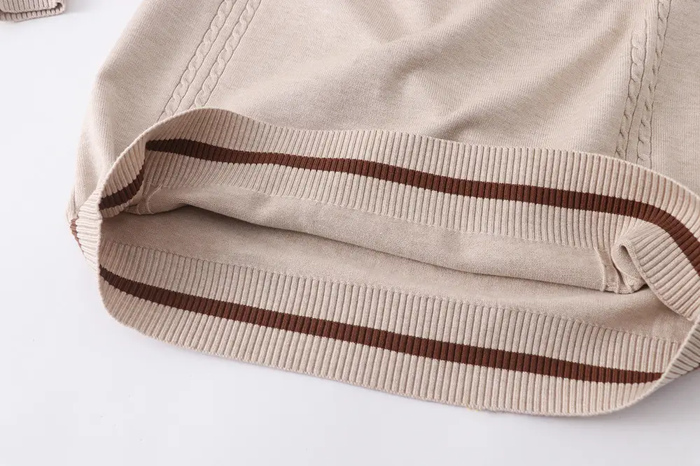 Japanese JK uniform genuine pullover V-neck sweater — feature 9