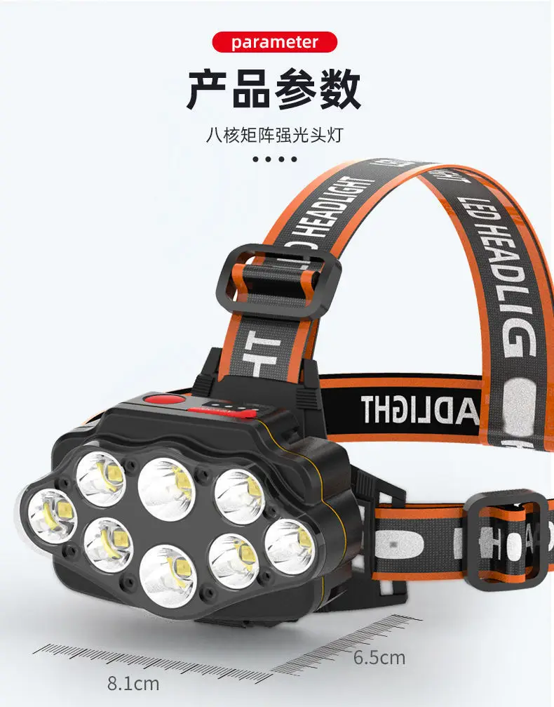智能电显迷你超亮电筒