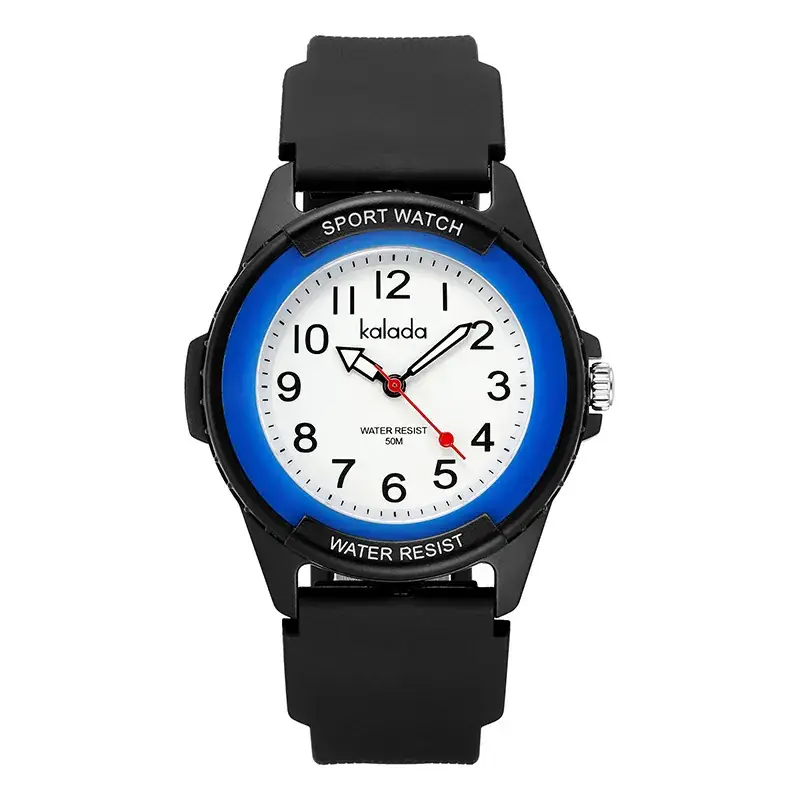 White Silicone Vintage Watch for Men Women Quartz Sports Waterproof