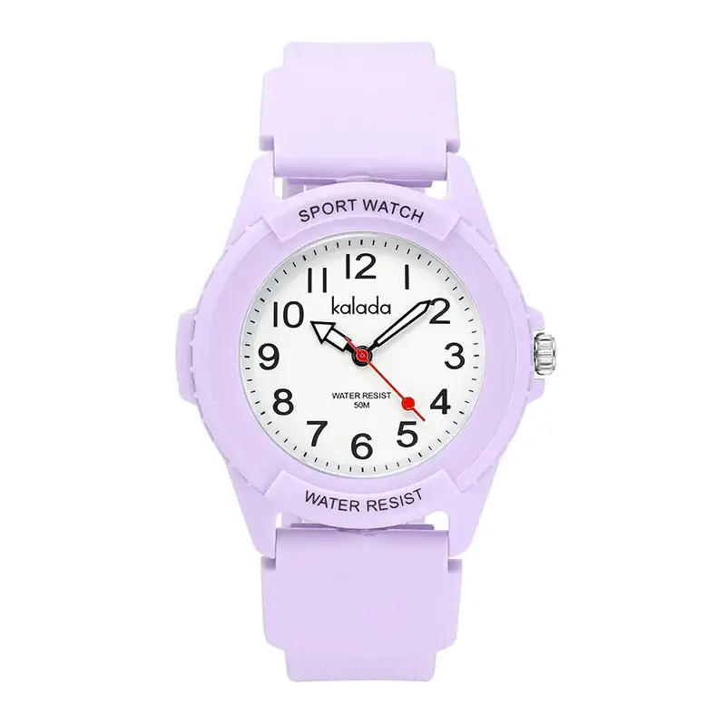 White Silicone Vintage Watch for Men Women Quartz Sports Waterproof