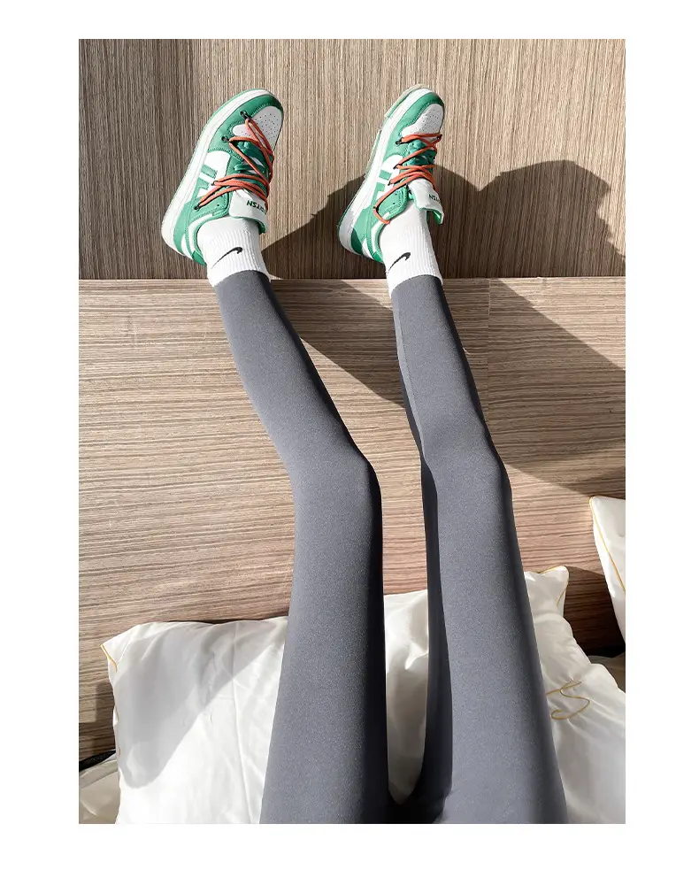 Women's Black Shark Pants High Waist Fitness Leggings — feature 19