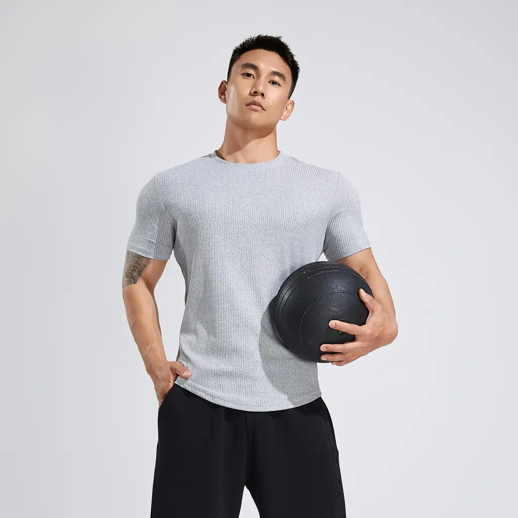 Men's Navy Long Sleeve T-Shirt Pullover Winter Pullover — feature 12