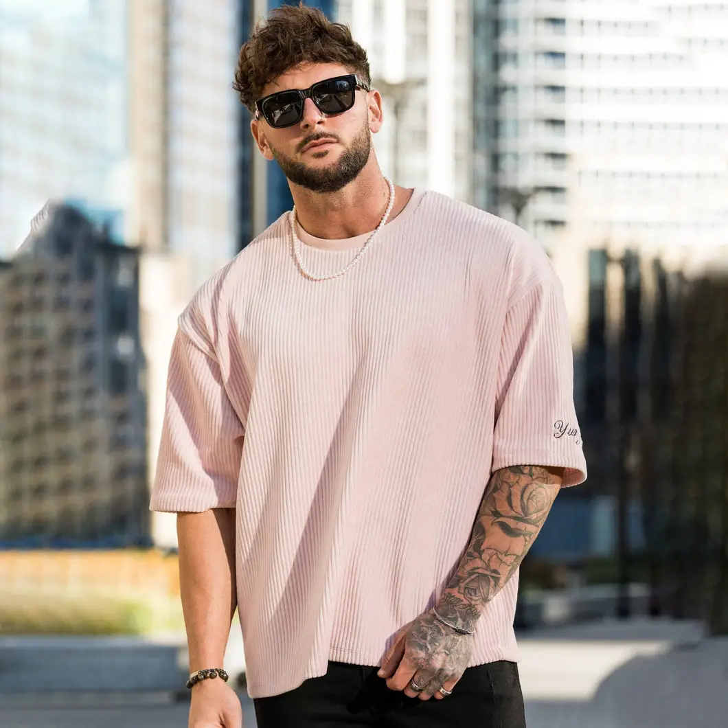 Men's Navy Long Sleeve T-Shirt Pullover Winter Pullover — feature 4