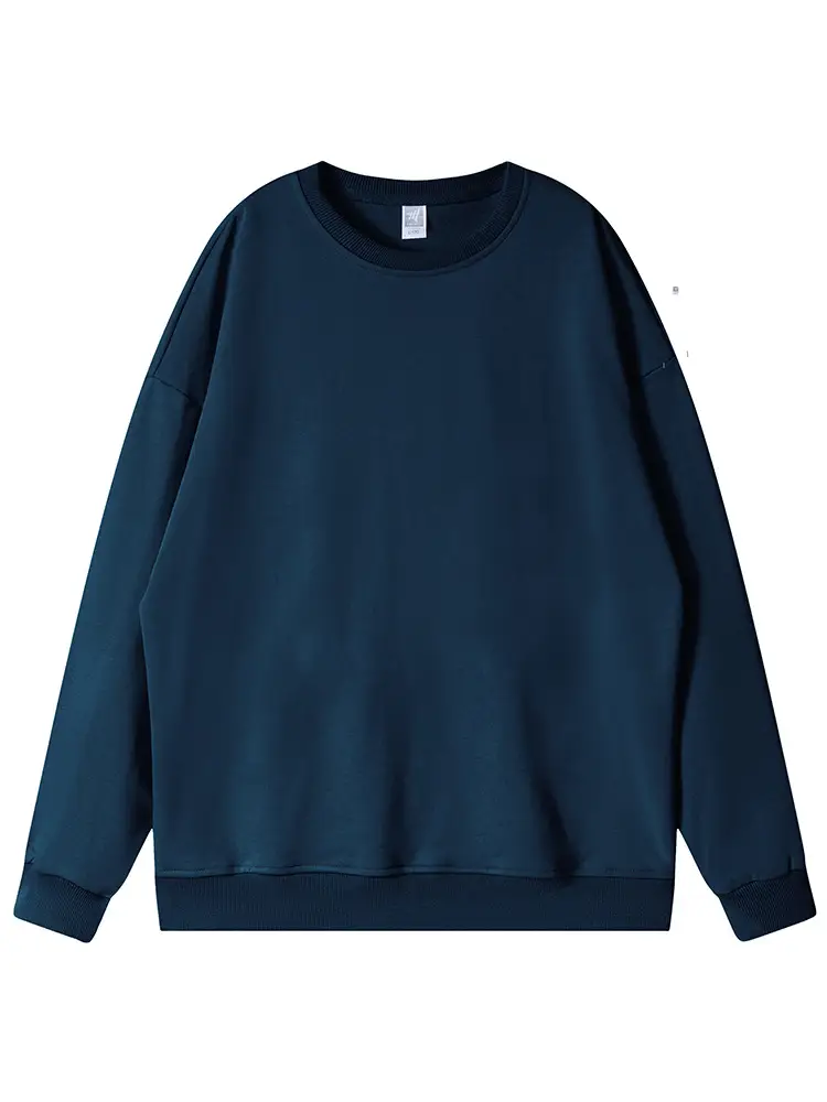 Terry Cotton Oversized Green Sweatshirt Plus Size - Image 38