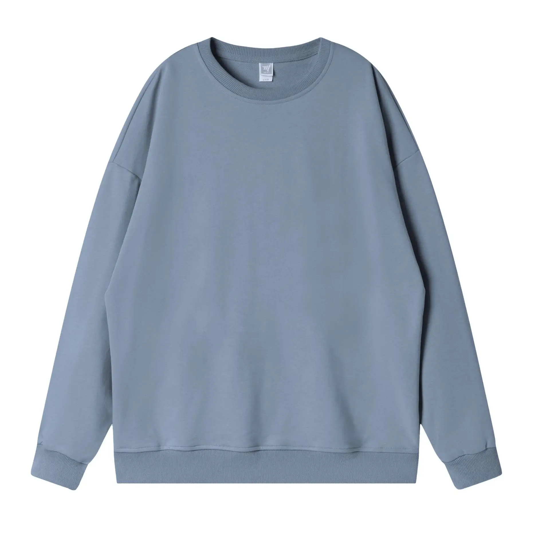 Terry Cotton Oversized Green Sweatshirt Plus Size - Image 28