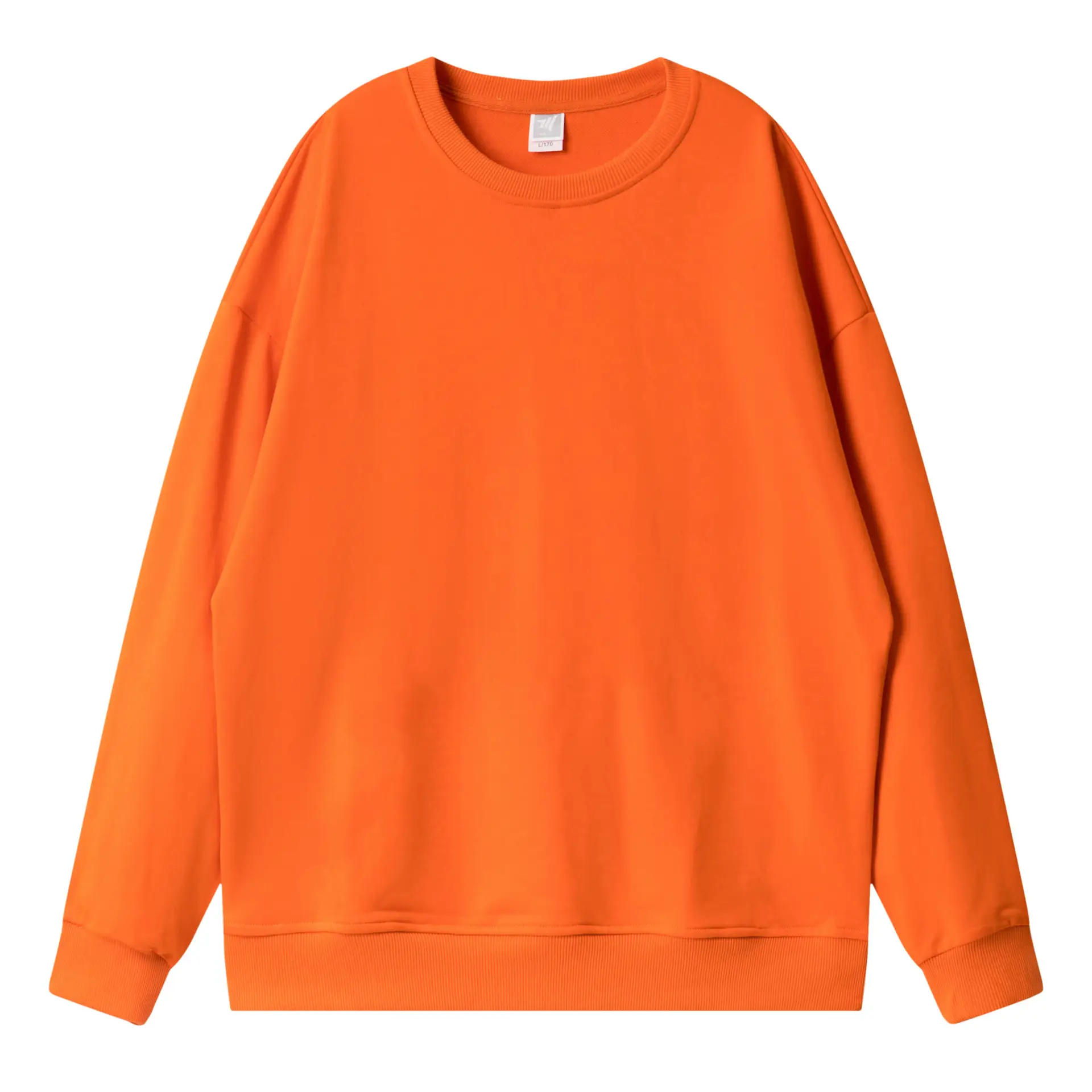 Terry Cotton Oversized Green Sweatshirt Plus Size - Image 10