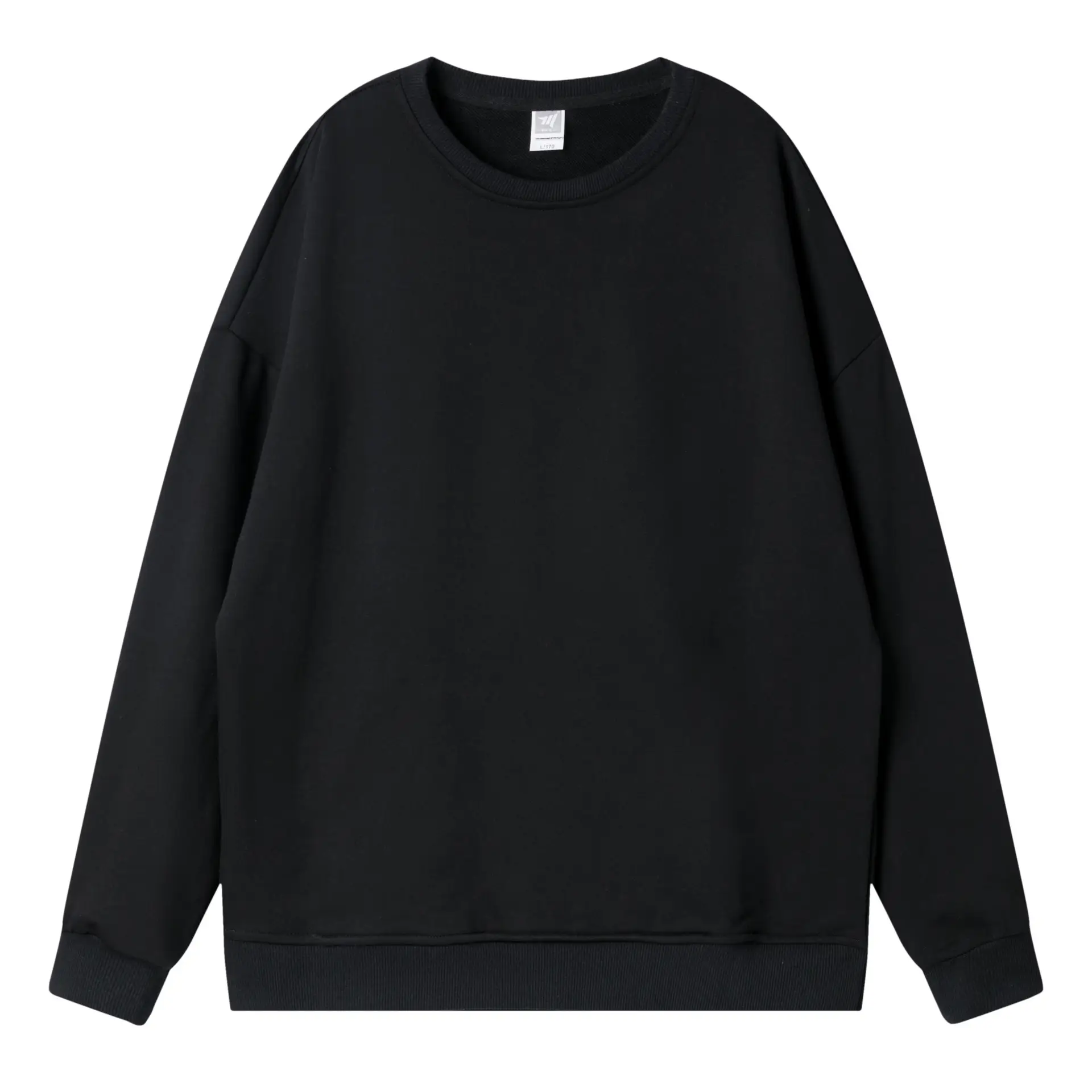 Terry Cotton Oversized Green Sweatshirt Plus Size - Image 3