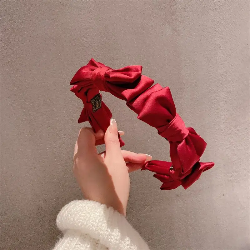 Red Band Wide Bristled Hair Pressing Headband for Women — feature 16