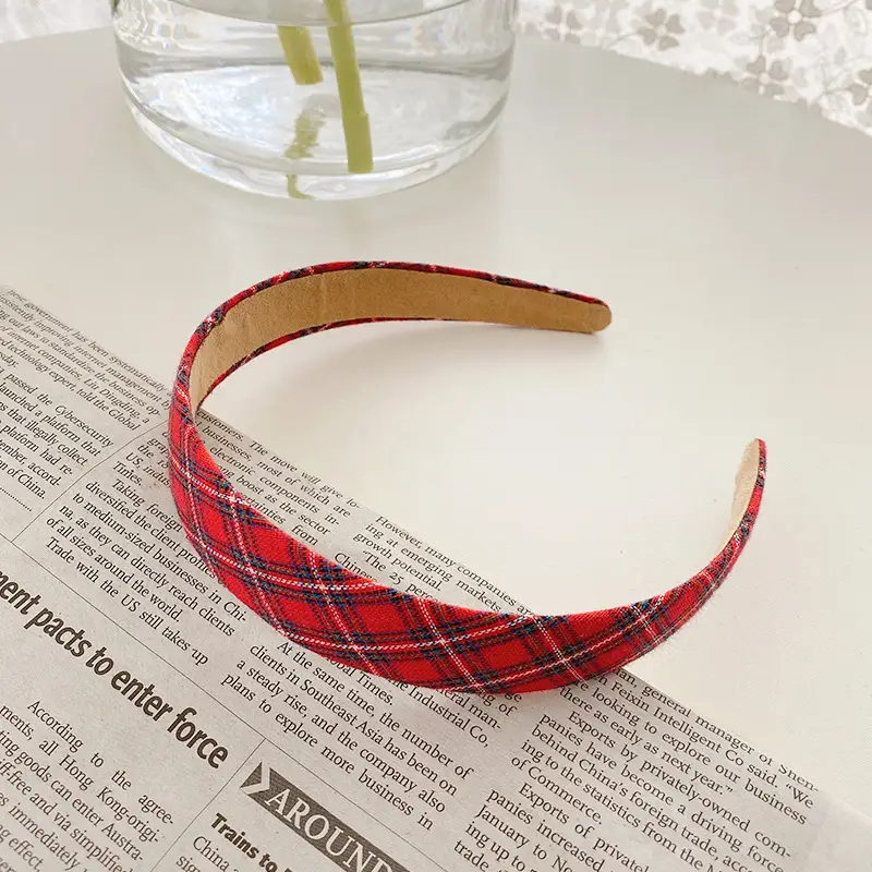 Red Band Wide Bristled Hair Pressing Headband for Women — feature 18