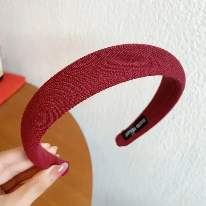 Red Band Wide Bristled Hair Pressing Headband for Women - Image 10