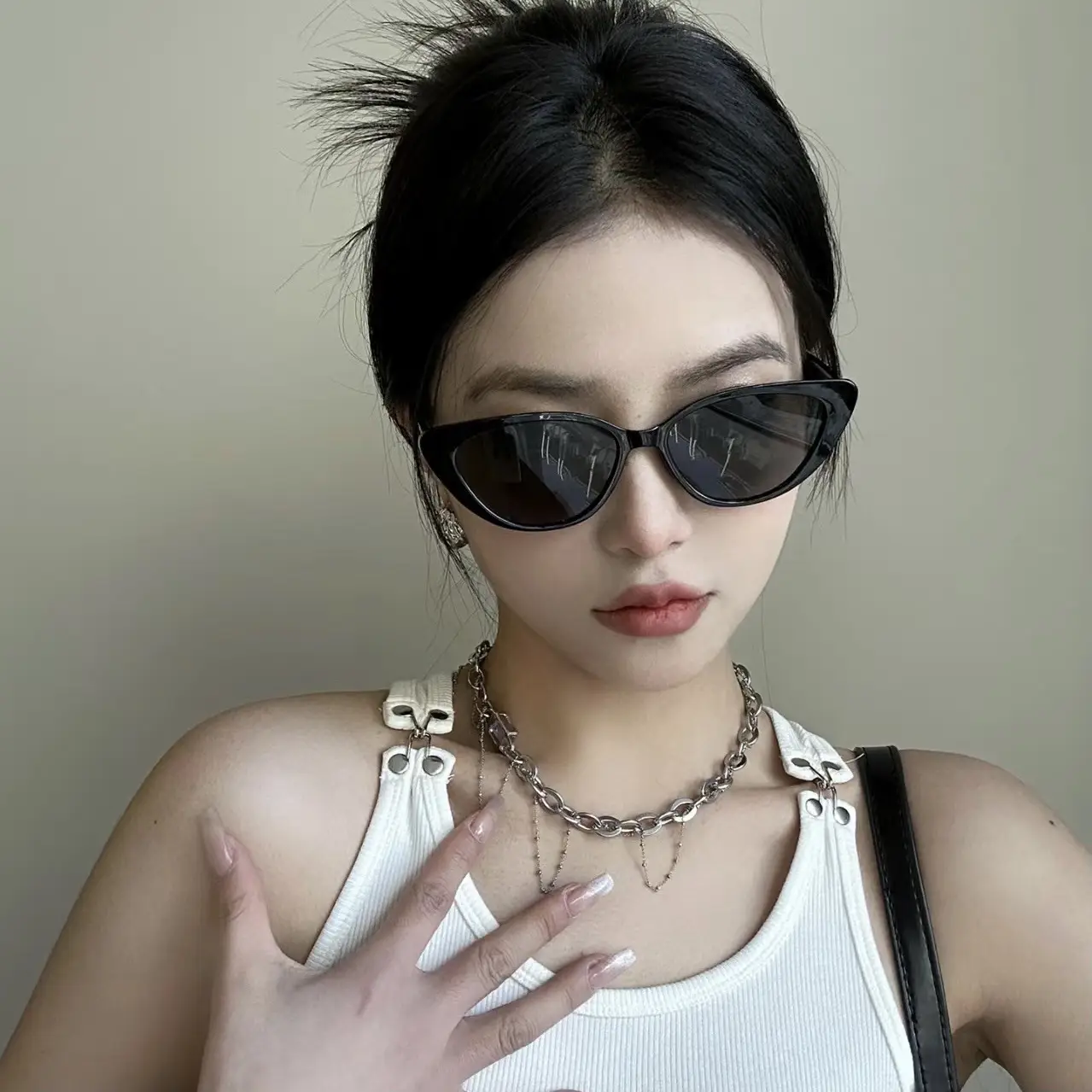 Women's Cat Eye Sunglasses Yellow Frame