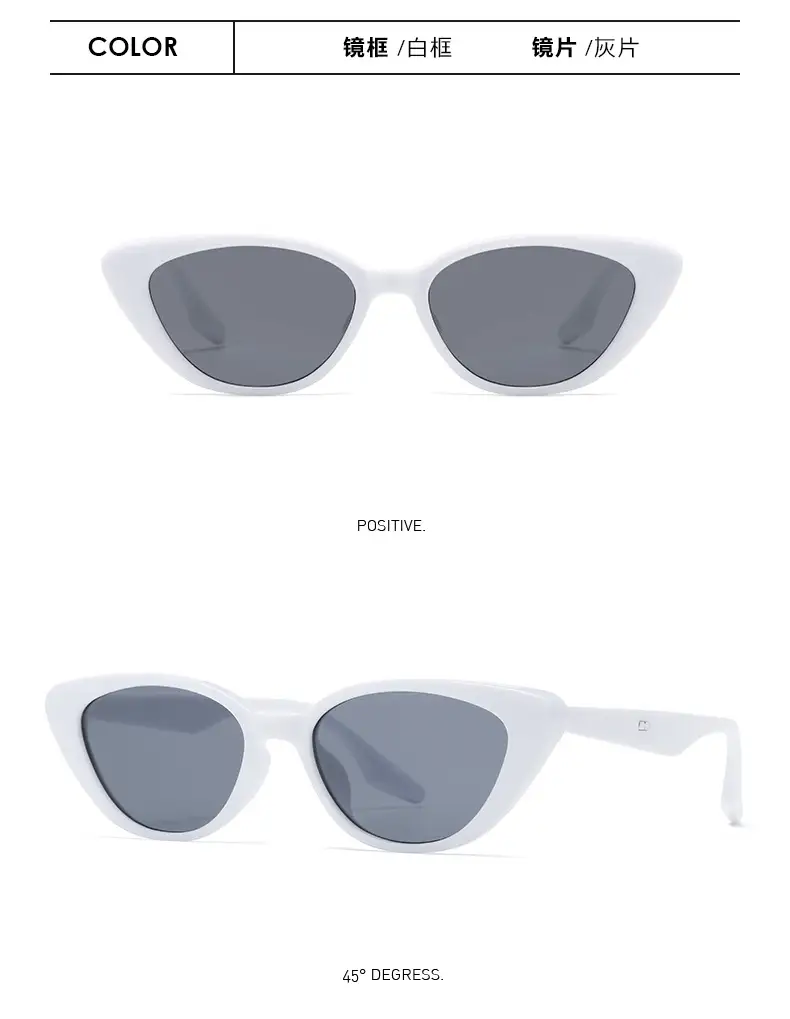 Women's Cat Eye Sunglasses Yellow Frame — feature 12