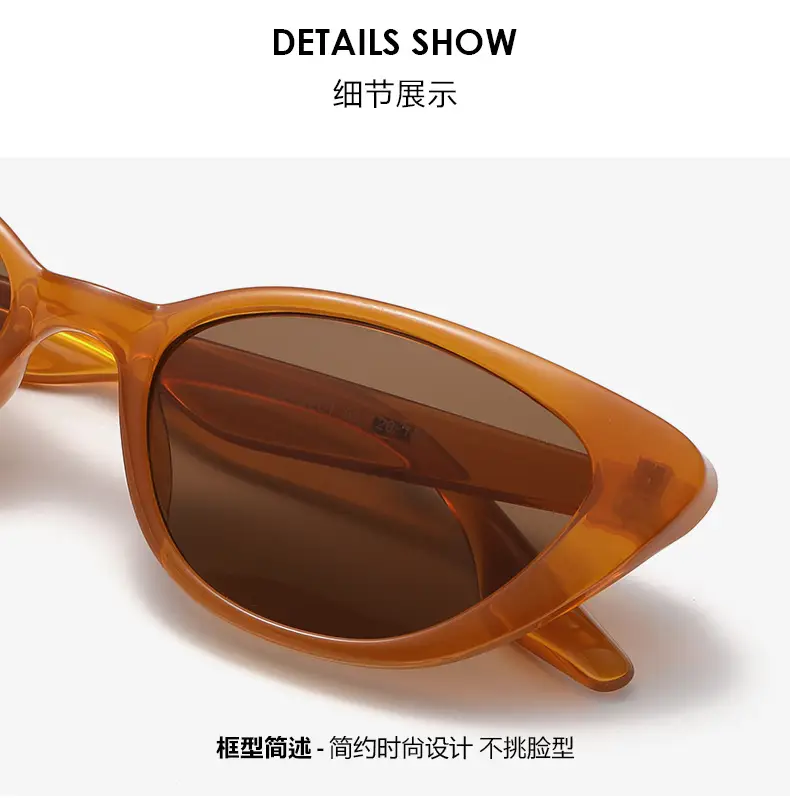Women's Cat Eye Sunglasses Yellow Frame — feature 4