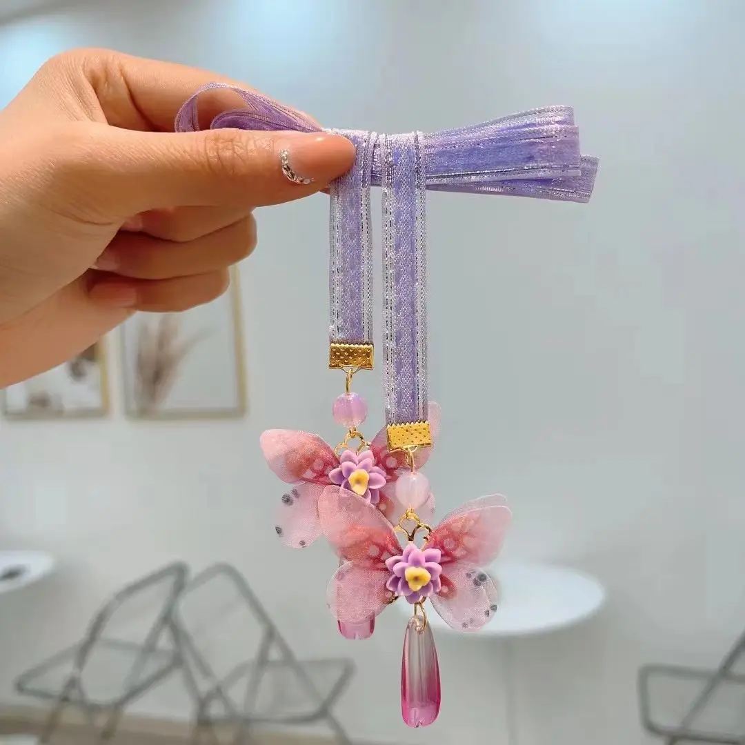 Blue Flower Hairpin with Pearl Accents — feature 37