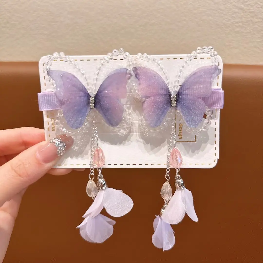 Blue Flower Hairpin with Pearl Accents - Image 17