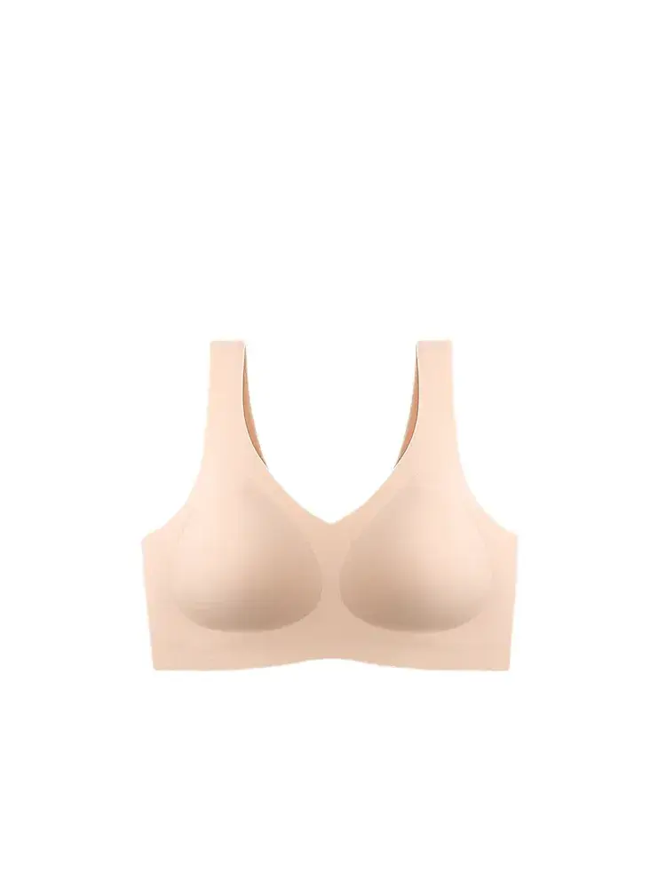 Green Seamless Push-Up Bra for Women Small Busts