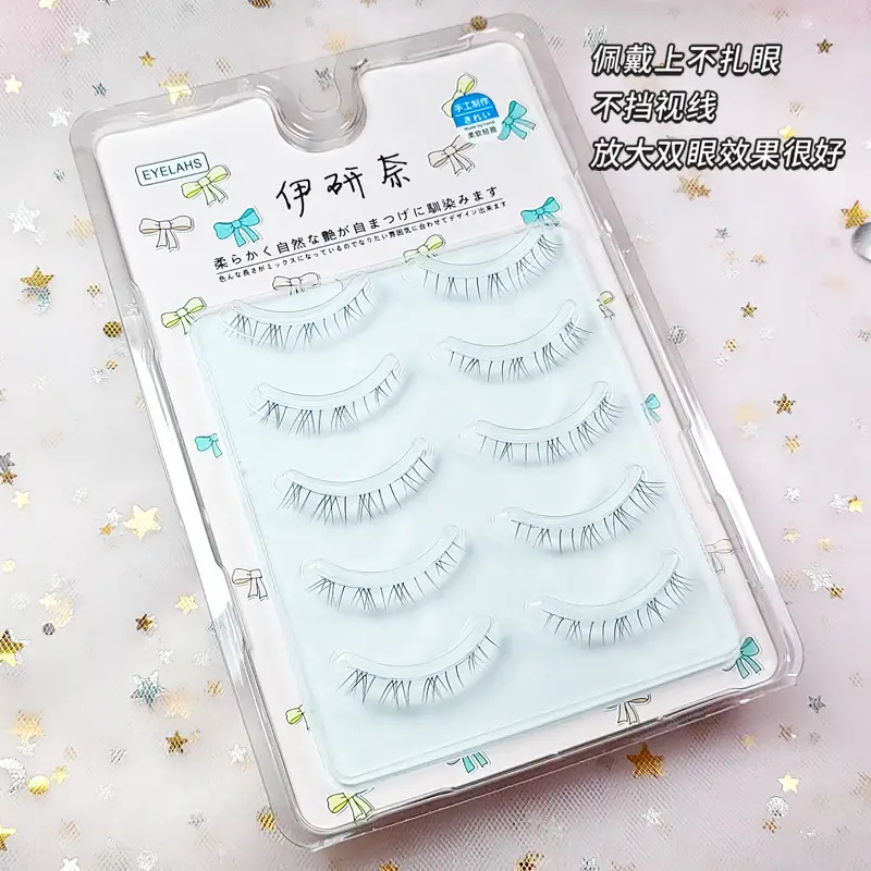 Deviruchi Ultra-Fine False Lashes Transparent Stems - Image 3