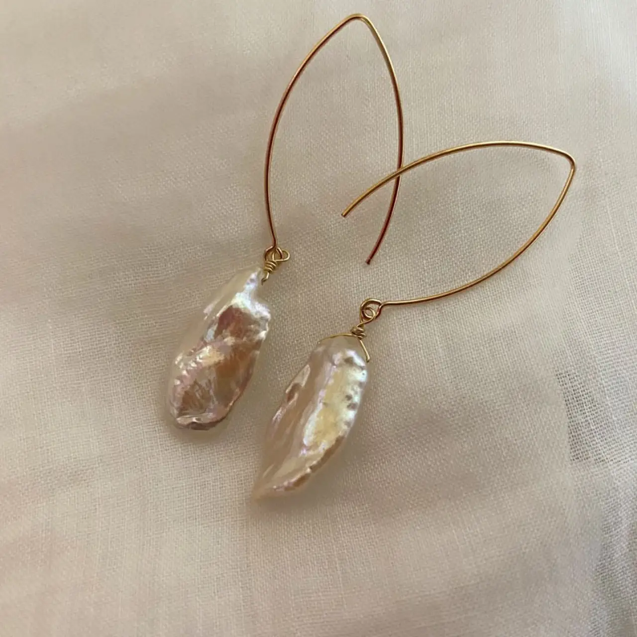 Natural Baroque Pearl Earrings for Women — feature 6