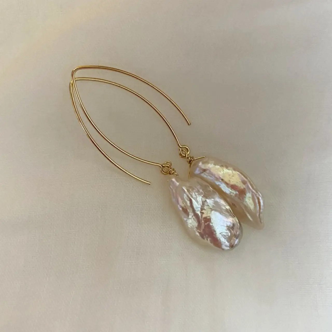 Natural Baroque Pearl Earrings for Women — feature 7