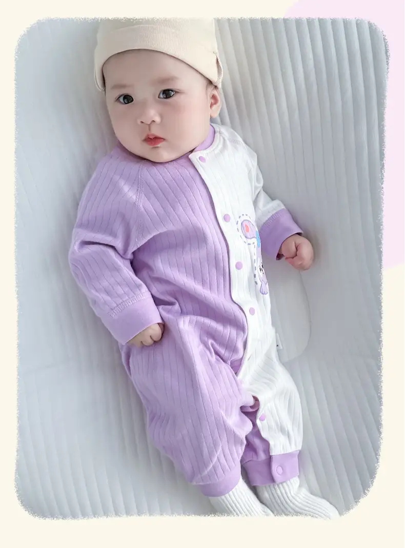 Baby Cotton Dolphin Jumpsuit Newborn Long Sleeve — feature 10