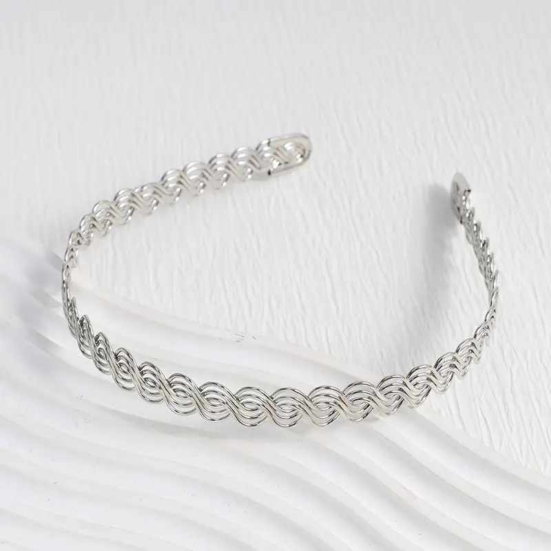 Chain hair band Silver