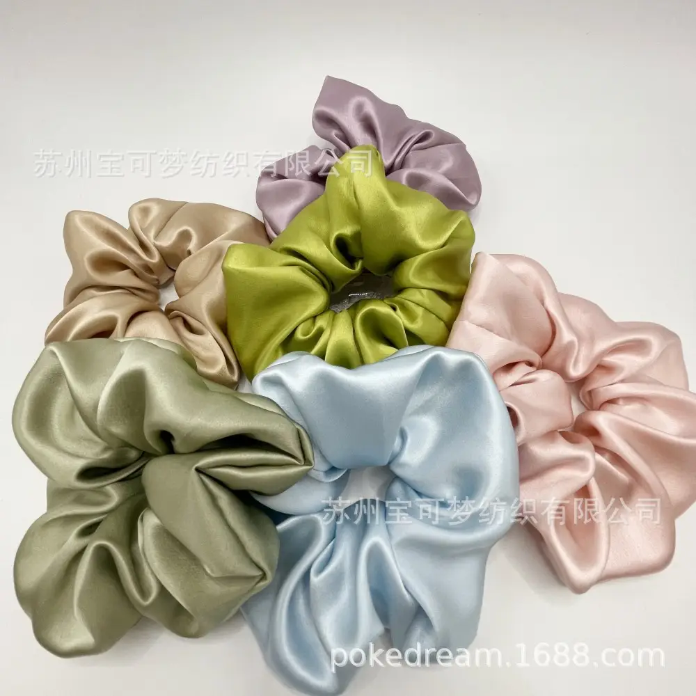 Mulberry Silk Hair Ring 22mm Oversized Bow - Image 15