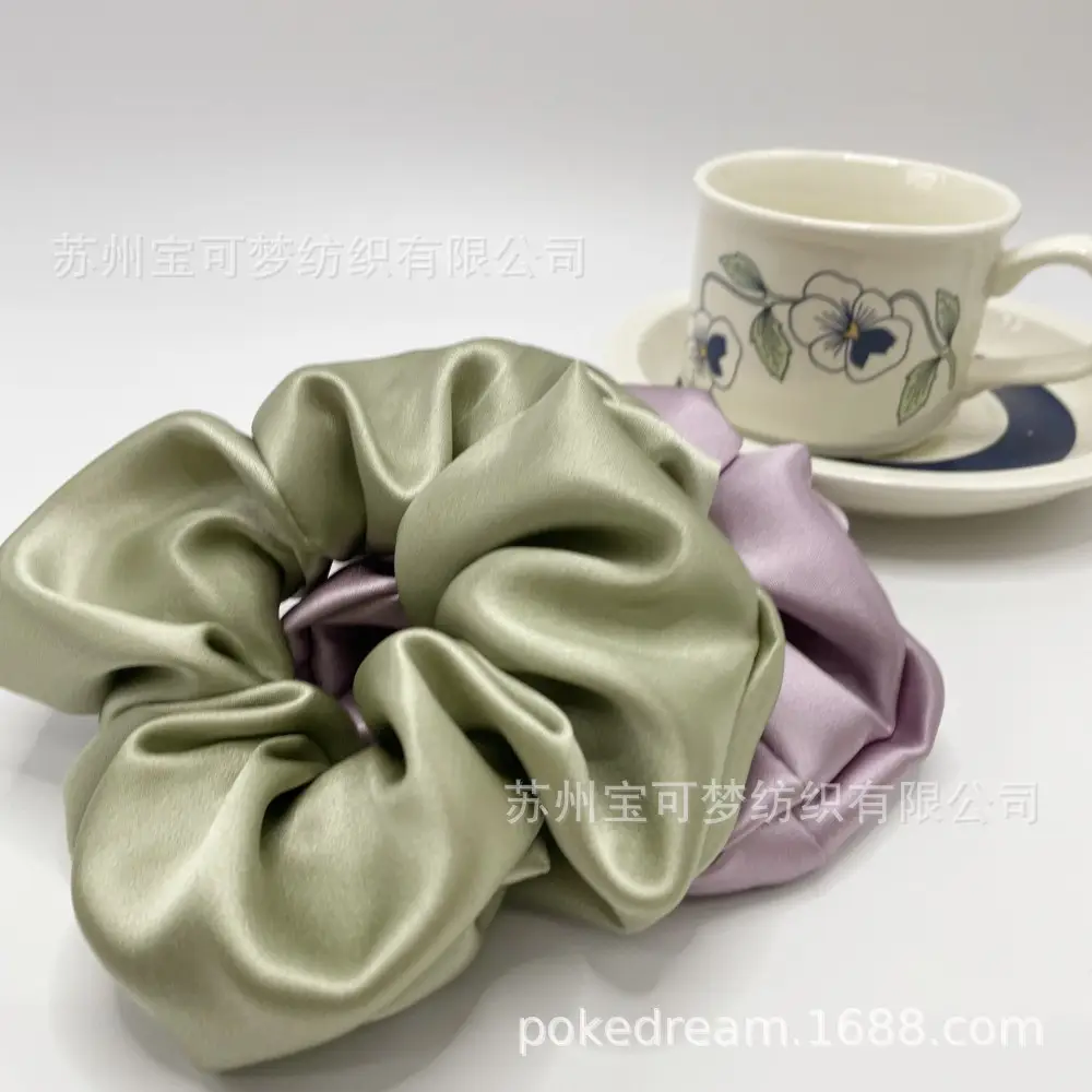 Mulberry Silk Hair Ring 22mm Oversized Bow — feature 11