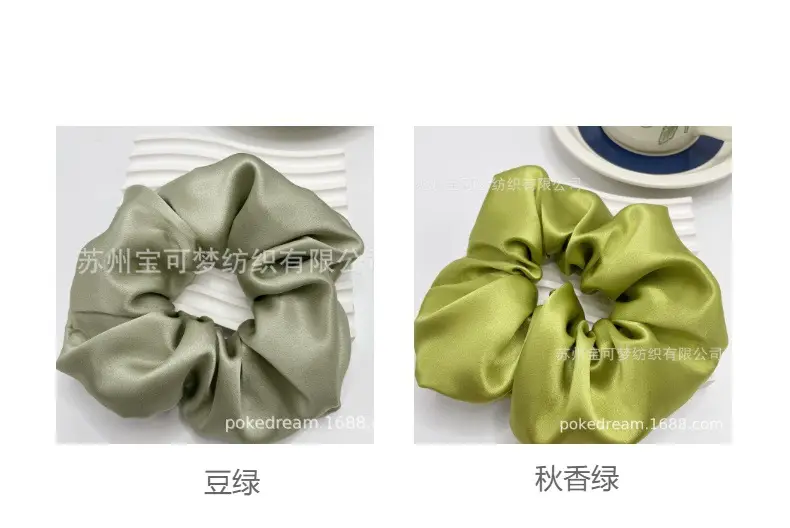 Mulberry Silk Hair Ring 22mm Oversized Bow — feature 7