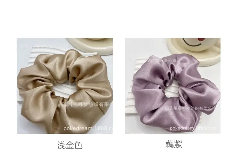 Mulberry Silk Hair Ring 22mm Oversized Bow — feature 8