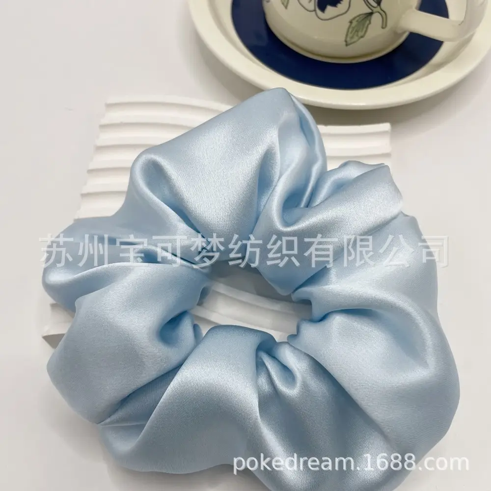 Mulberry Silk Hair Ring 22mm Oversized Bow - Image 2