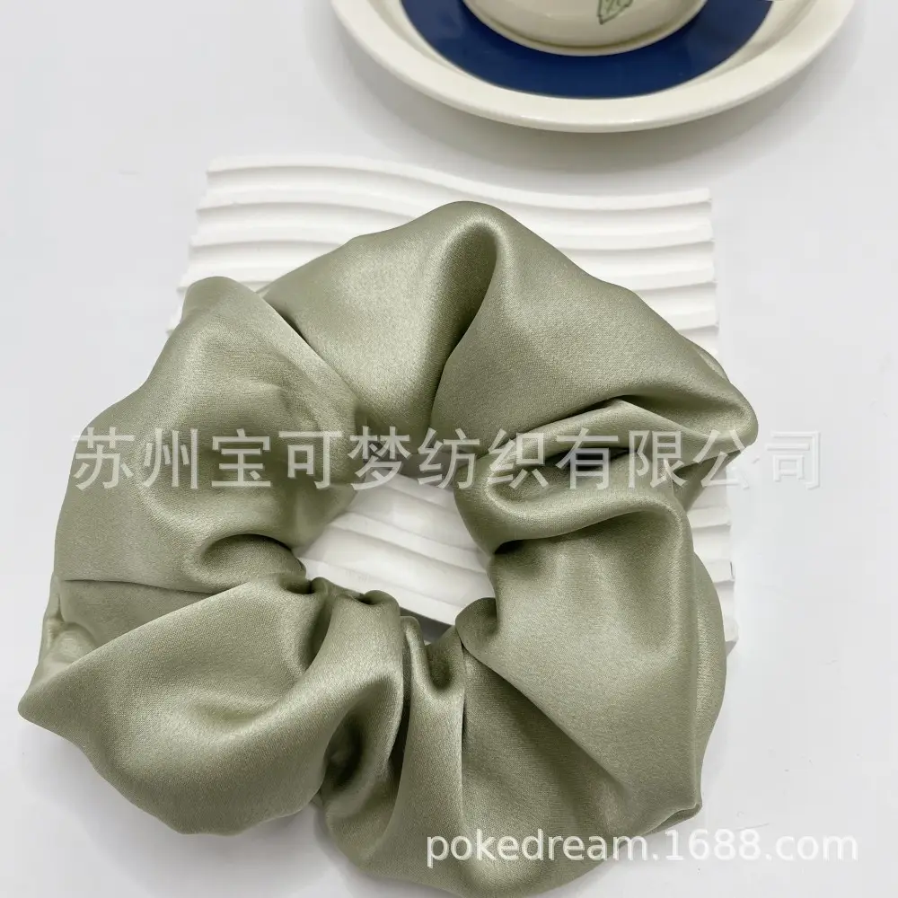 Mulberry Silk Hair Ring 22mm Oversized Bow - Image 3