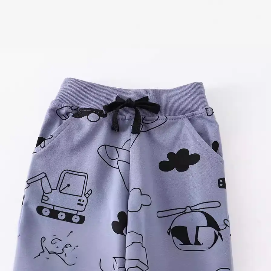 New Boys Cotton Printed Pants for Kids - Image 2