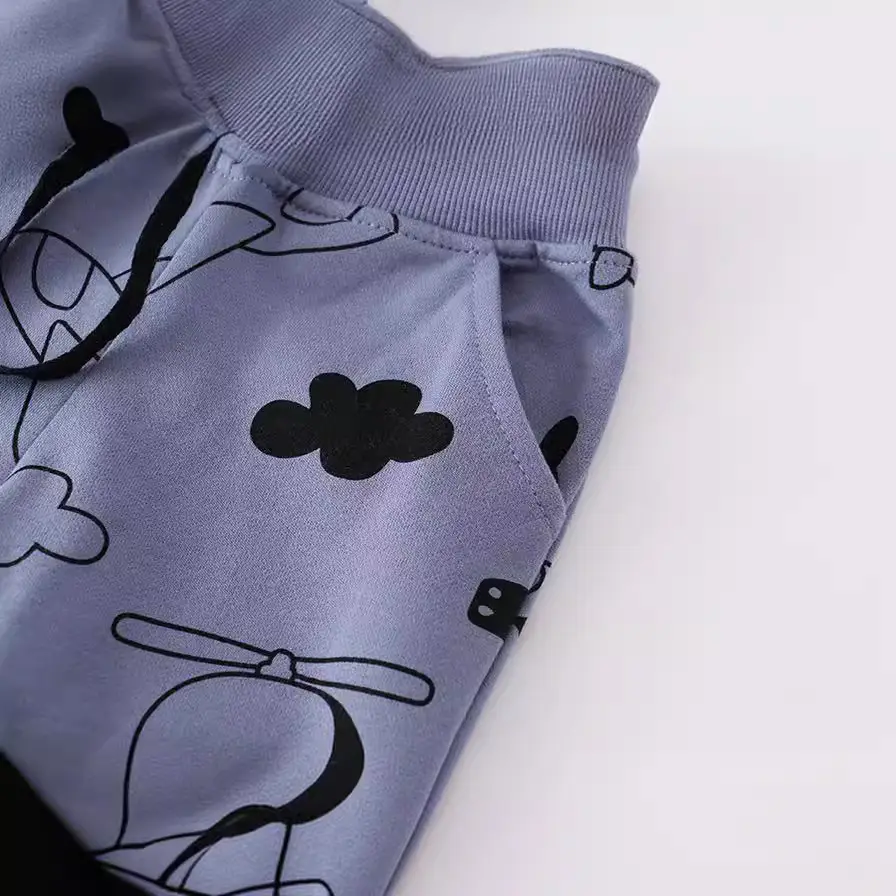 New Boys Cotton Printed Pants for Kids - Image 3